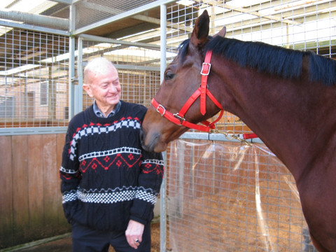 86 year-old buys his first share in a horse